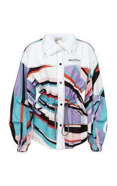 Printed Logo Shell Jacket by Emilio Pucci SS19