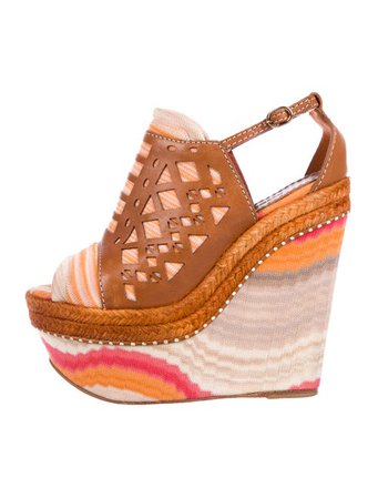 Missoni Woven Wedge Sandals - Shoes - MIS60362 | The RealReal