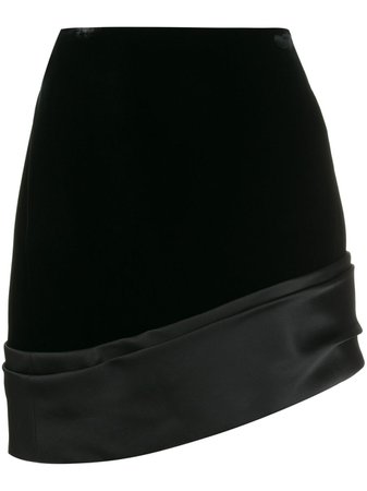Saint Laurent Asymmetric Mini Skirt | Farfetch.com