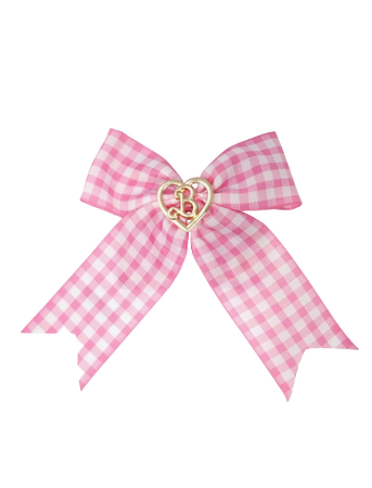 Hot Topic - Barbie The Movie Replica Gingham Hair Bow