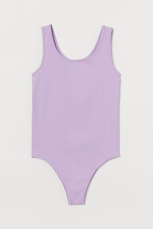 Seamless Sports Bodysuit - Light purple - Ladies | H&M US