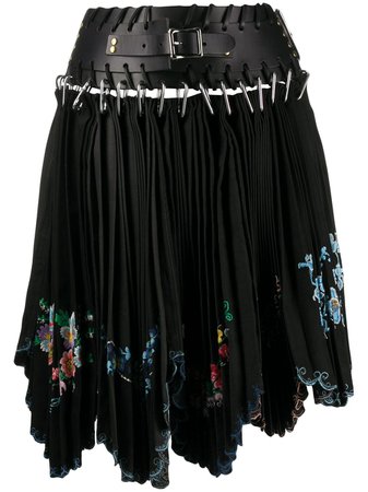 Chopova Lowena Embellished Pleated Skirt - Farfetch