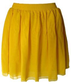 American Apparel Yellow Skirt