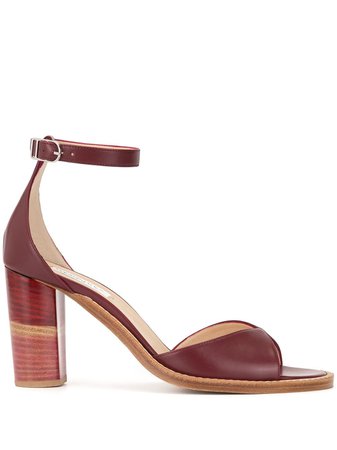 Shop red Gabriela Hearst Adi sandals with Express Delivery - Farfetch