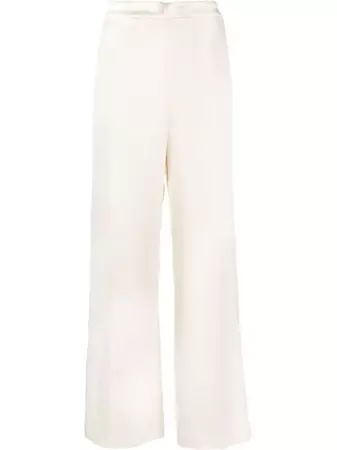 Polo Ralph Lauren high-waited Satin wide-leg Trousers - Farfetch