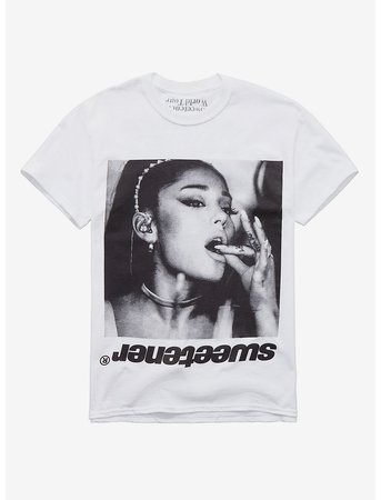 Ariana Grande Sweetener Black & White Photo Girls T-Shirt