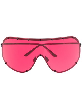 Rick Owens Ros Mask Sunglasses - Farfetch