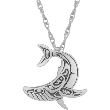 Humpback Whale Pendant, Sterling silver, by Odin Lonning