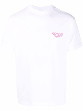 Jacquemus Vague Wave logo-print T-shirt - Farfetch