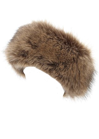 fur headband