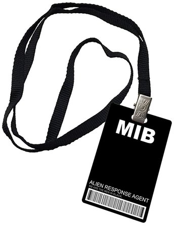 Amazon.com : MIB Men in Black Novelty ID Badge Prop Costume : Office Products