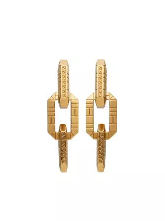Versace Greca Convertible Drop Earrings - Farfetch