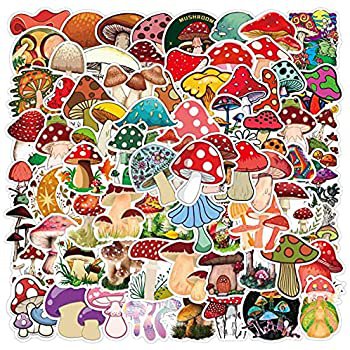 Amazon.com: 100pcs Aesthetic Mushroom Stickers Pack for Water Bottle,Cute Vinyl Waterproof Decals for Laptop Scrapbooking Journaling Hydroflask Bicycle Car Phone, Mushroom Decor Gifts for Adults Teens Girls Boys : Electronics