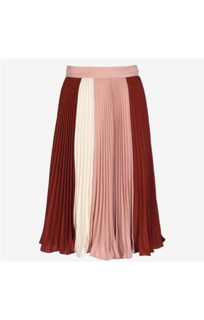 Jill Stuart | Pleated pink skirt
