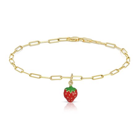 strawberry bracelet