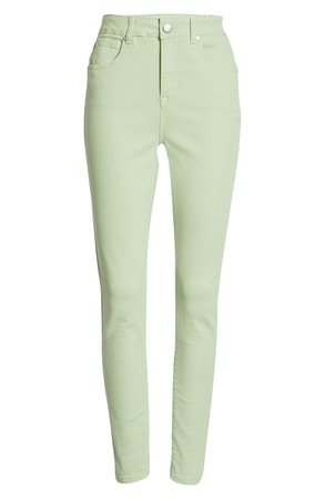 PTCL High Waist Skinny Jeans (Pistachio Green) | Nordstrom