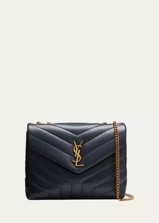 Saint Laurent Loulou Small YSL Quilted Calfskin Flap Shoulder Bag - Bergdorf Goodman