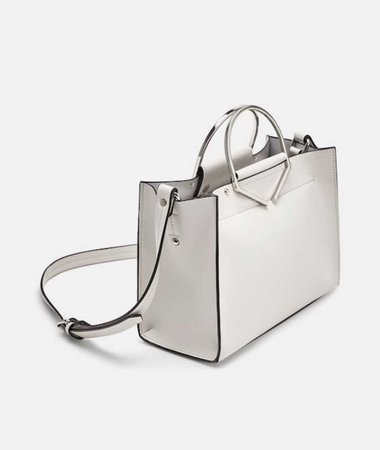 white Zara mini bag