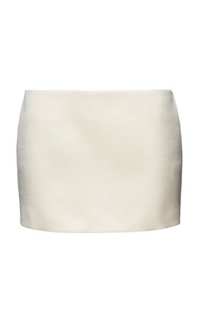 Tailored Silk-Blend Mini Skirt By Magda Butrym | Moda Operandi