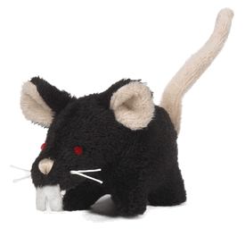 Creepy Rat Go Go - Tiny Rat Plush (Black) - Plush Toys
