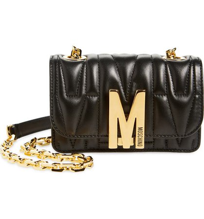 Moschino Quilted Leather Shoulder Bag | Nordstrom