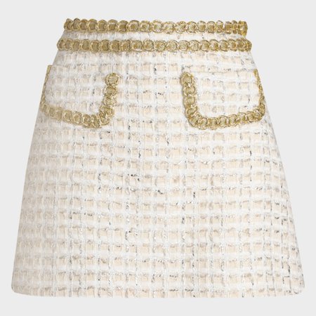 Ivory Tweed with Lurex Skirt - Giambattista Valli | Haute Couture