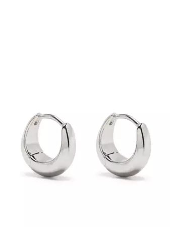 Shop Tom Wood Ice huggie earrings with Express Delivery - FARFETCH
