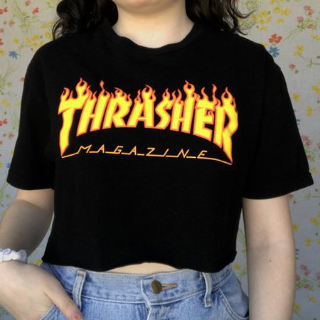 cropped thrasher tops - Google Search