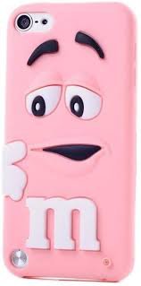 m&m's pink phone case
