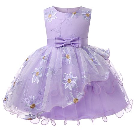 Amazon.com: Baby Dresses Baby Girl Wedding Dress Baby Girls Formal Dresses Purple Baby Dress Newborn Girl Party Dresses Dress for Baby Girl Elegant Infant Girl Dresses Special Occasions Toddler Gown(Lilac, 70): Clothing