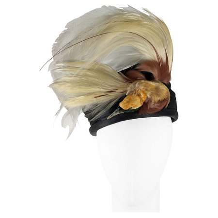 Edwardian Bird of Paradise Hat For Sale at 1stDibs