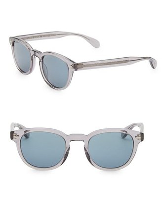 Shop Oliver Peoples Sheldrake 49MM Phantos Sunglasses | Saks Fifth Avenue