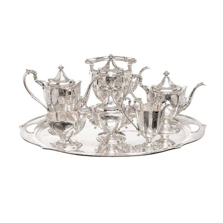 Eight-Piece Sterling Silver Tea Service Made for "Hardy and Hayes Co." For Sale at 1stDibs | hardy and hayes jewelry, hardy and hayes, hardy & hayes sterling silver