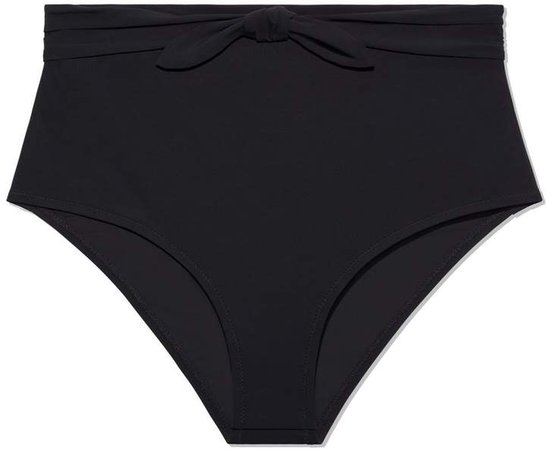 SOLID TIE HIGH-WAISTED BOTTOM