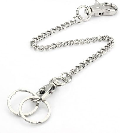 Amazon.com : Wisdompro Keychain, 2 Pack Heavy Duty 8 Inch Pocket Keychain with Lobster Clasp and 2 Keyrings for Keys and Wallets : Arts, Crafts & Sewing