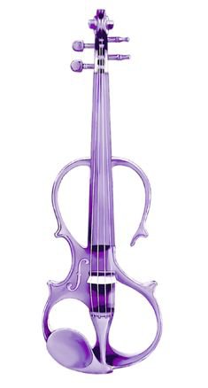 violin purple skeleton