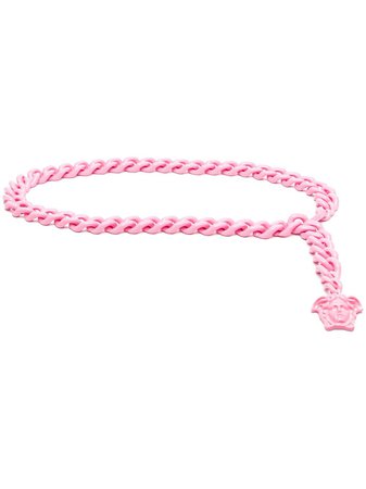 pink Versace Medusa chain-link belt with Express Delivery - Farfetch