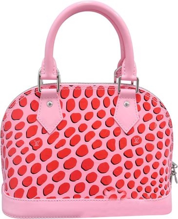 Louis Vuitton Alma 2016 Bb Jungle Dots Pink Vernis Shoulder Bag - Tradesy