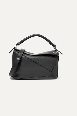 LOEWE Puzzle small textured-leather shoulder bag