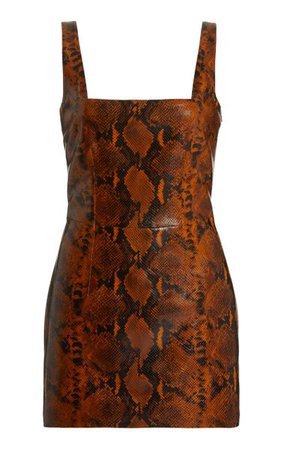 Kaoma Faux Leather Mini Dress By Gauge81 | Moda Operandi