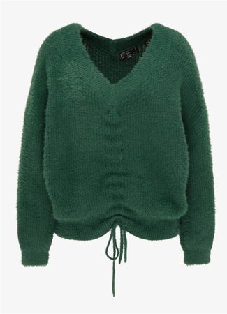faina Green fuzzy sweater