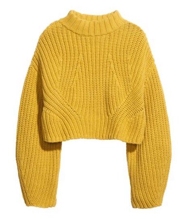 Yellow Knit Sweater | H&M