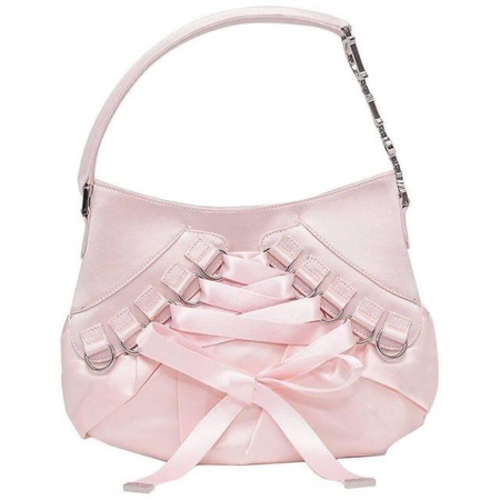 pink dior corset ballet bag