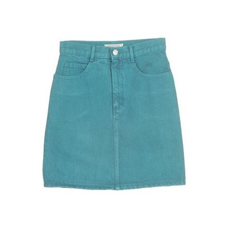 Guess Denim Skirt Teal ❤ liked on Polyvore featuring skirts, mini skirts, bottoms, denim, denim mini skirt, blue mini skirt, denim skirt, g… | Polyvore | Teal skirt, Denim skirt, Skirts