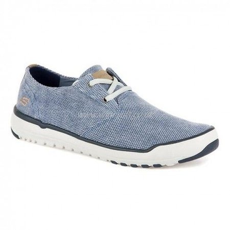 Skechers Mens Shoes Blue Casual Shoes RELAXED FIT: - STOUND | | ShopLook