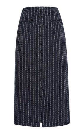 Button Down Cotton Midi Skirt By Rosie Assoulin | Moda Operandi