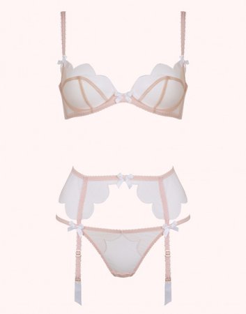 Lorna Bra In Nude And White | By Agent Provocateur