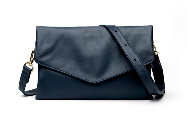 Holly & Tanager - Explorer Crossbody Clutch In Navy