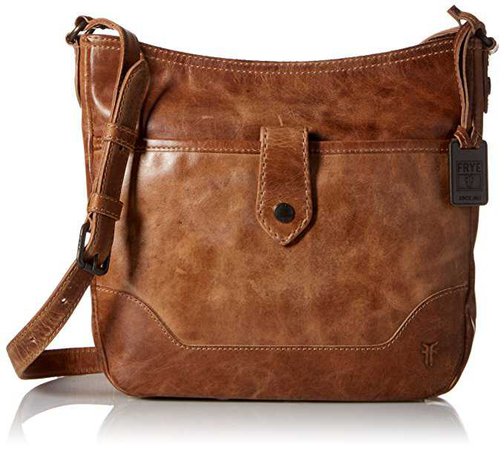 Amazon.com: Frye Melissa Button Crossbody Bag, Beige, One Size: Clothing