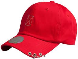 red pierced hat - Google Search
